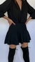 Mini Saia Lã Cinza Chumbo - comprar online