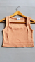 Cropped Canelado Decote Quadrado