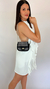 Vestido Curto Babado Frontal - loja online