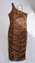 Vestido Midi Franzido Tule