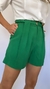 Shorts Alfaiataria Com Cinto Verde - LE PORTER