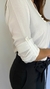 Camisa Crepe 3 Botões Off White - comprar online