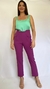 Calça Feminina Alfaiataria Roxa