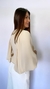 Blusa em Crepe Manga Ampla Bege - LE PORTER
