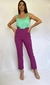 Calça Feminina Alfaiataria Roxa na internet