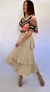 Saia Midi 3 Marias Areia - loja online