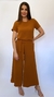 Blusa Feminina Básica Crepe Caramelo - LE PORTER