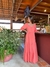 Vestido Longo 1/2 Manga Coral - LE PORTER