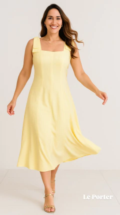 Vestido Midi Alça Laço - comprar online