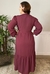 Vestido Longo Botões Frontais na internet