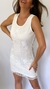 Imagem do Vestido Bordado Paetê Frente e Costas