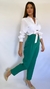 Calça Feminina Alfaiataria Verde - comprar online