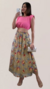 Saia Longa Tule Bordada - comprar online