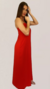 Macacão Pantalona Alças Finas Vermelho - comprar online