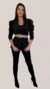 Blazer Manga Bufante Preto - comprar online