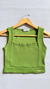 Cropped Canelado Decote Quadrado - LE PORTER
