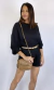 Blusa Cropped Moletinho - comprar online