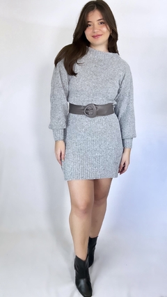 Conjunto Mini Saia e Cropped Tricô