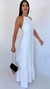Vestido frente Única Longo