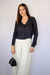 Camisa Cropped Manga Longa
