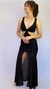 Vestido Longo Renda Vazado Preto na internet