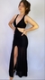 Vestido Longo Renda Vazado Preto