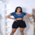 Shorts Feminino Com Cós Alto - comprar online