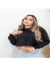 Cropped Manga Longa Moletinho - loja online