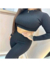 Conjunto Feminino Canelado 3D – Calça Slim + Cropped de Manga Longa na internet