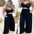 Calça Pantalona em Viscolinho.