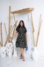 Vestido Feminino Crepinho c/ Laço