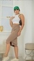 Conjunto bella Saia Mid com Cropped regata Ribana - comprar online