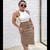 Conjunto bella Saia Mid com Cropped regata Ribana na internet