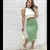 Conjunto bella Saia Mid com Cropped regata Ribana - comprar online