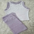 Conjunto bella Saia Mid com Cropped regata Ribana - comprar online