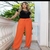 Calça Pantalona em Viscolinho. - comprar online