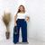 Calça Pantalona em Viscolinho. - comprar online