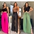 Calça Pantalona em Viscolinho.