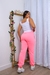 Calça Jogger Feminina Em Moletinho