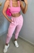 Calça Jogger Feminina Em Moletinho - loja online
