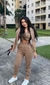Calça Jogger Feminina Em Moletinho na internet