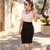 Conjunto bella Saia Mid com Cropped regata Ribana