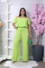 Calça Pantalona em Viscolinho. - loja online