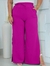Calça Pantalona Em Duna Com Fenda - Trazendo Modas
