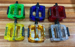 PEDALES NECO PLATAFORMA BMX Y MTB ACRILICO ROSCA 1/2 COLOR