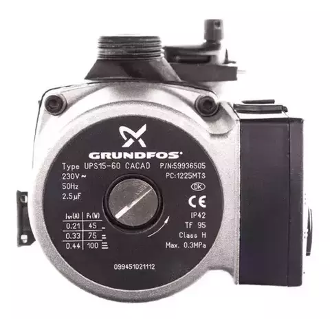 BOMBA CIRCULADORA GRUNFOS UPS 15-60 3/4" MOD CACAO - comprar online