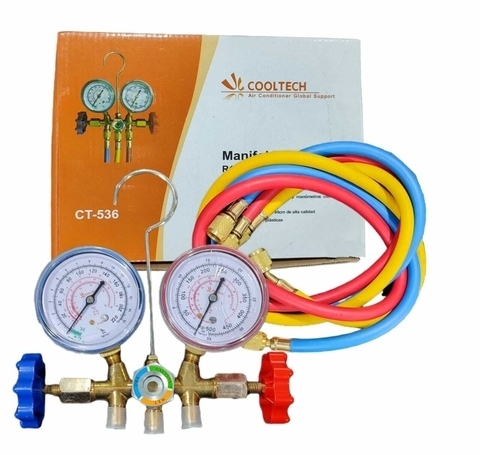 MANIFOLD R22 COOLTECH C/VISOR CT-536