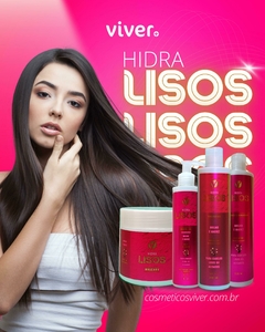Kit 04 produtos tratamento capilar Hidra Lisos da Cosméticos Viver+ - comprar online