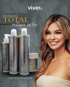 Kit 04 produtos tratamento capilar Reparação Total da Cosméticos Viver+ - comprar online