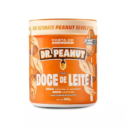 Pasta de Amendoim Sabor Doce de Leite 600g - Dr. Peanut